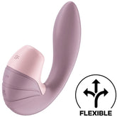 SATISFYER - ESTIMULADOR DE PULSO DE AIRE Y VIBRACIÓN SUPERNOVA BLANCO